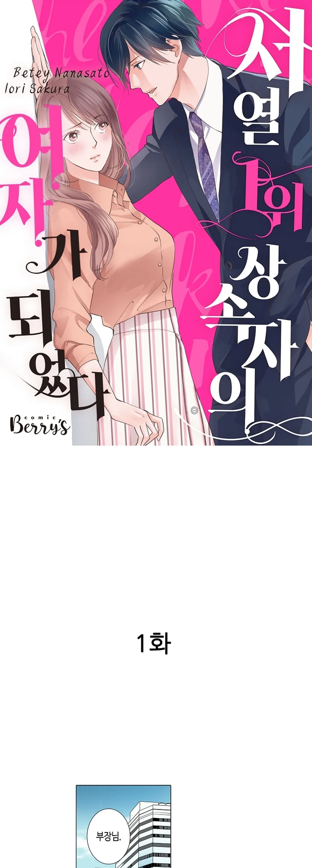 서열 1위 상속자의 여자가 되었다