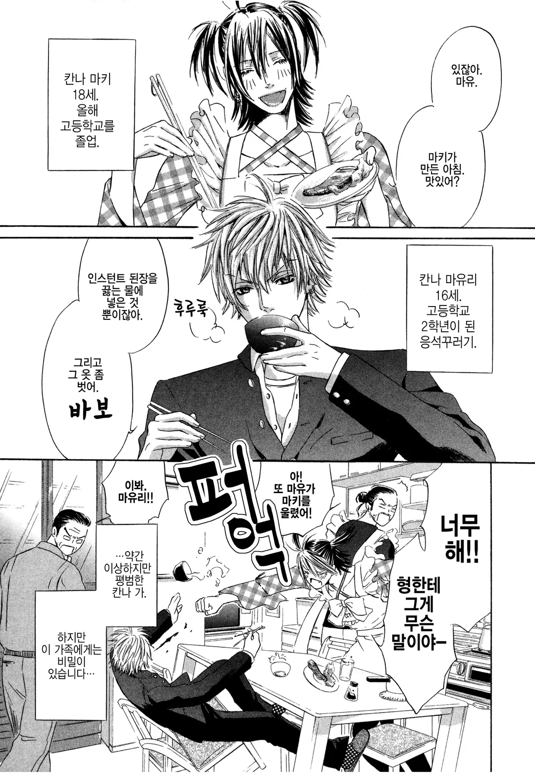 사춘기 남자 순정계