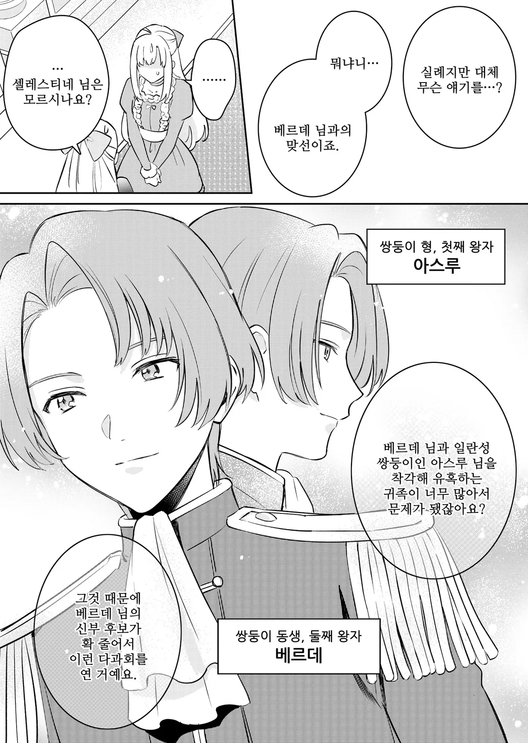 쌍둥이 왕자를 구별하는 방법