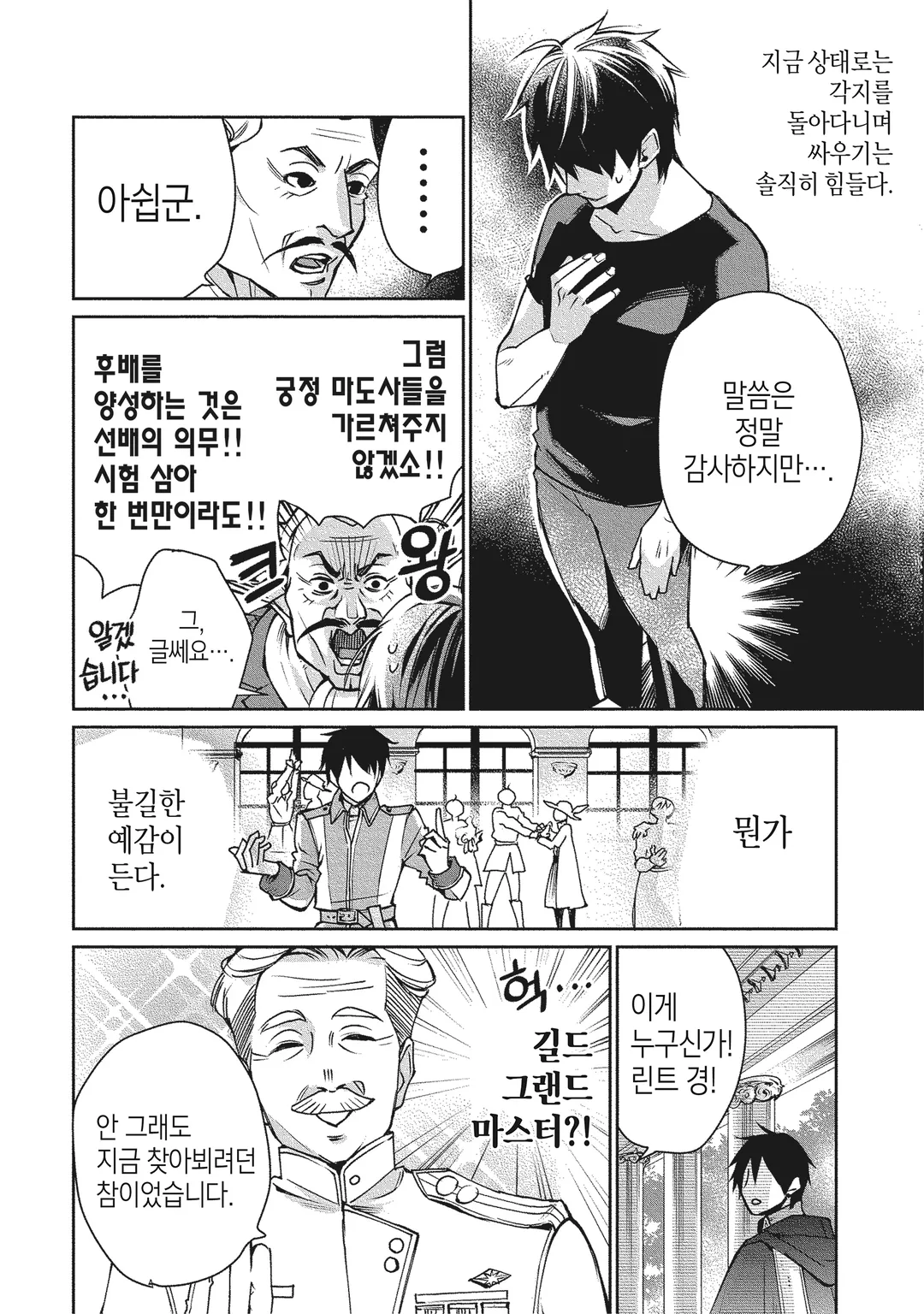 최강 마도사. 무릎에 화살을 맞아서 시골 경비병이 되다