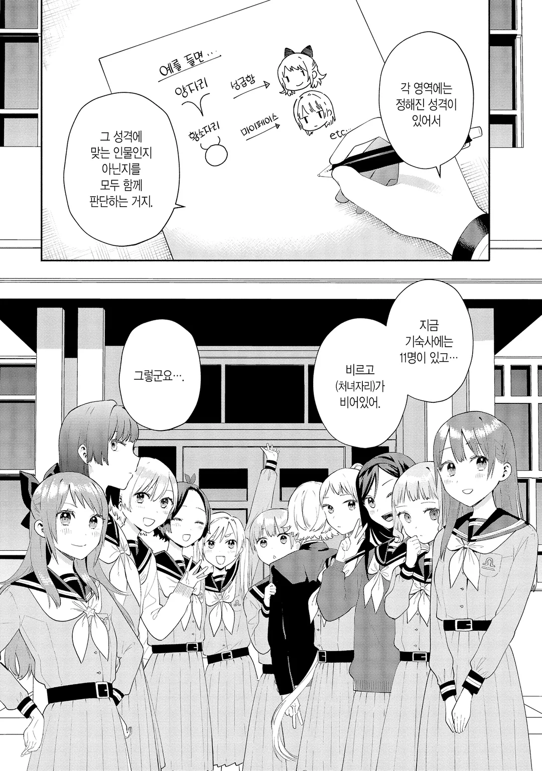 황도 기숙사의 별자리 나날