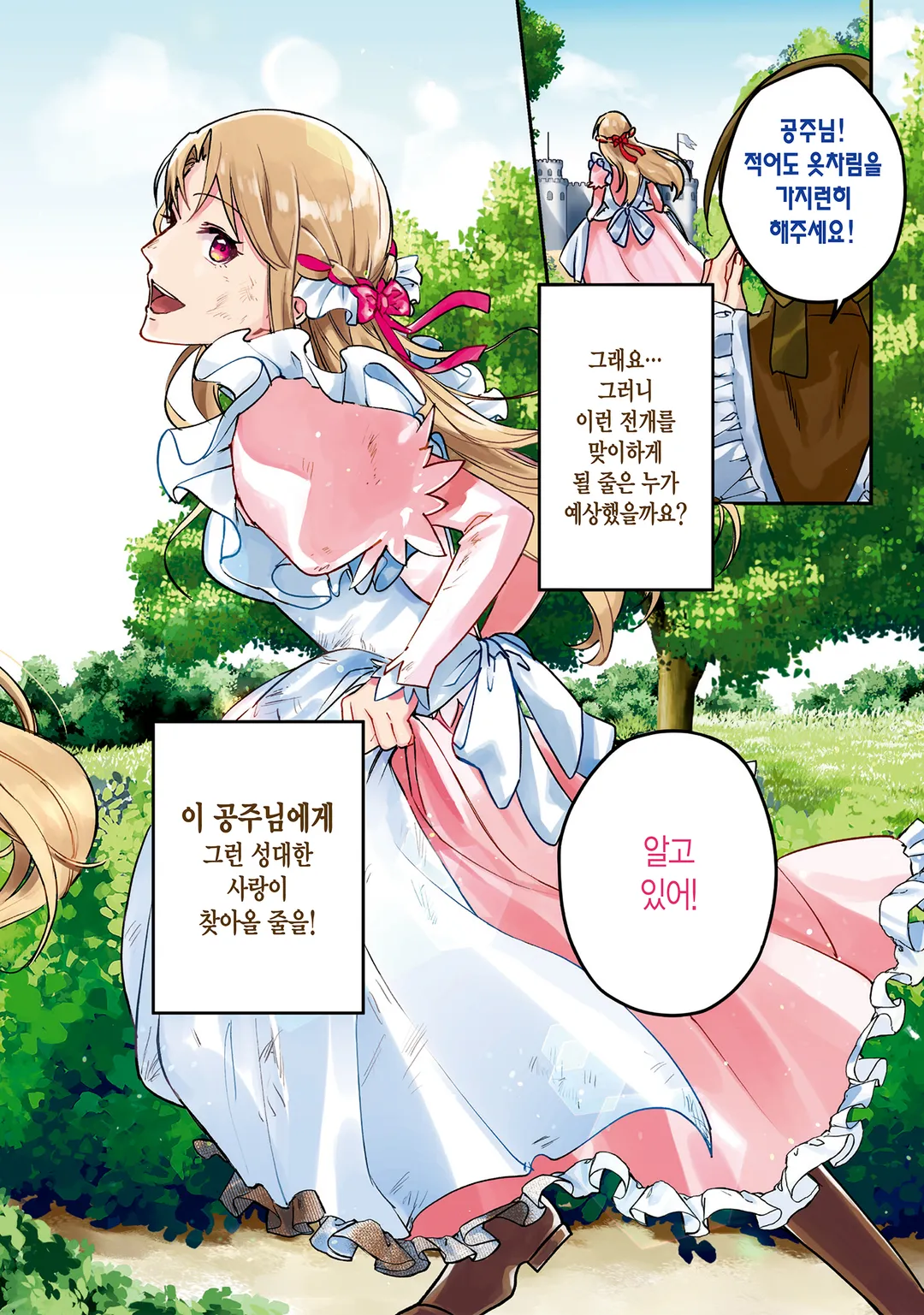 꼬인 성격의 왕태자와 약속의 공주