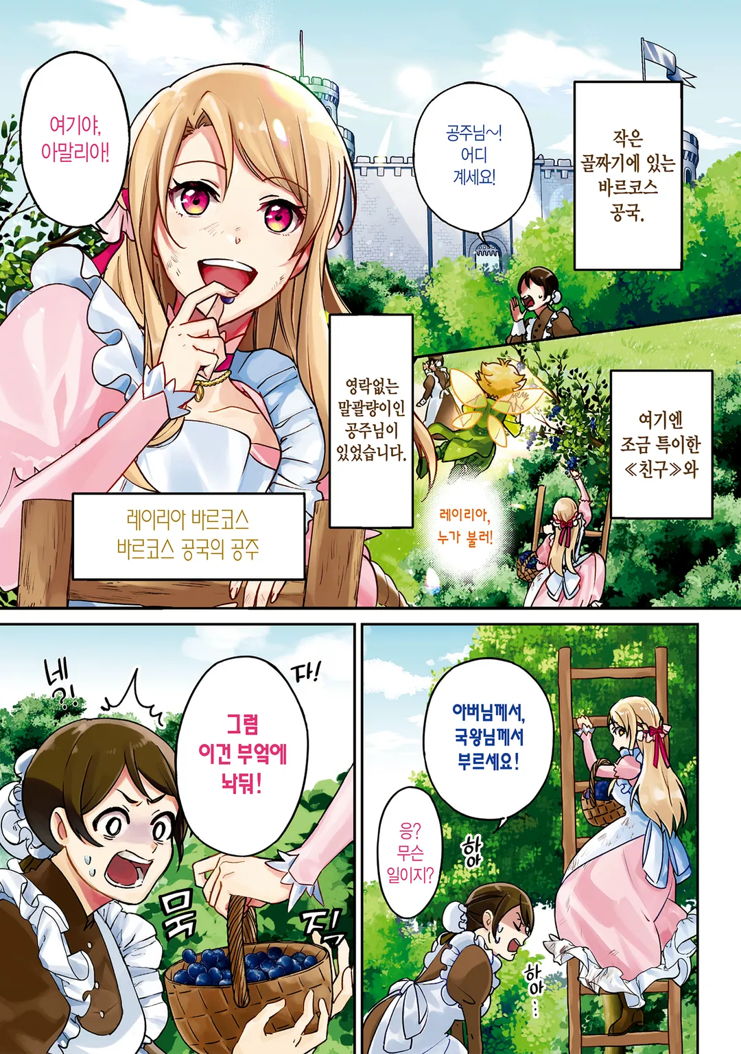 꼬인 성격의 왕태자와 약속의 공주