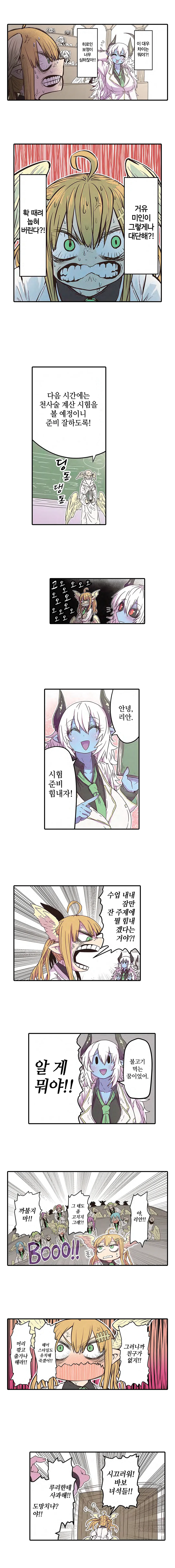 푸른 피부 거유와 망할 외톨이