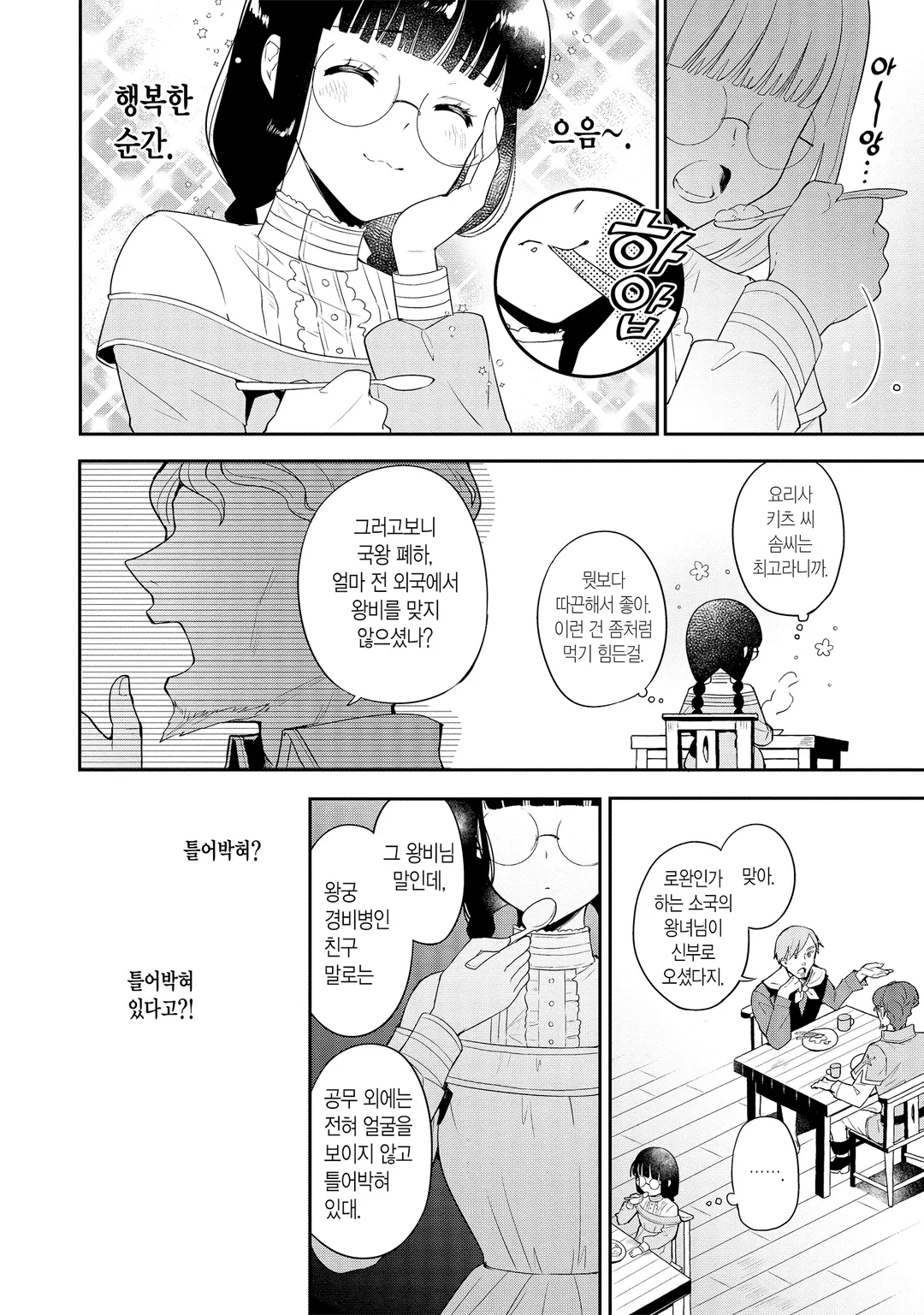 이름뿐인 왕비가 되었기에, 몰래 일하러 나가기로 했습니다