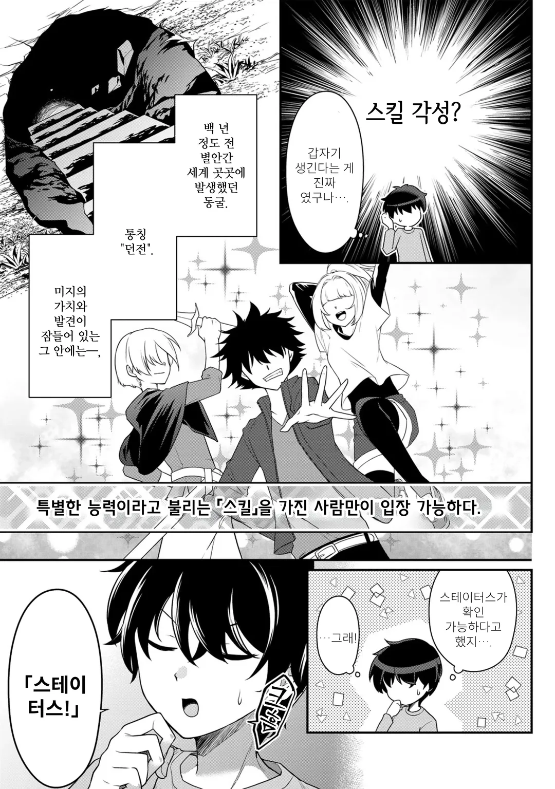 공략! 대던전 시대 나만 스킬이 괜히 시적인데요?