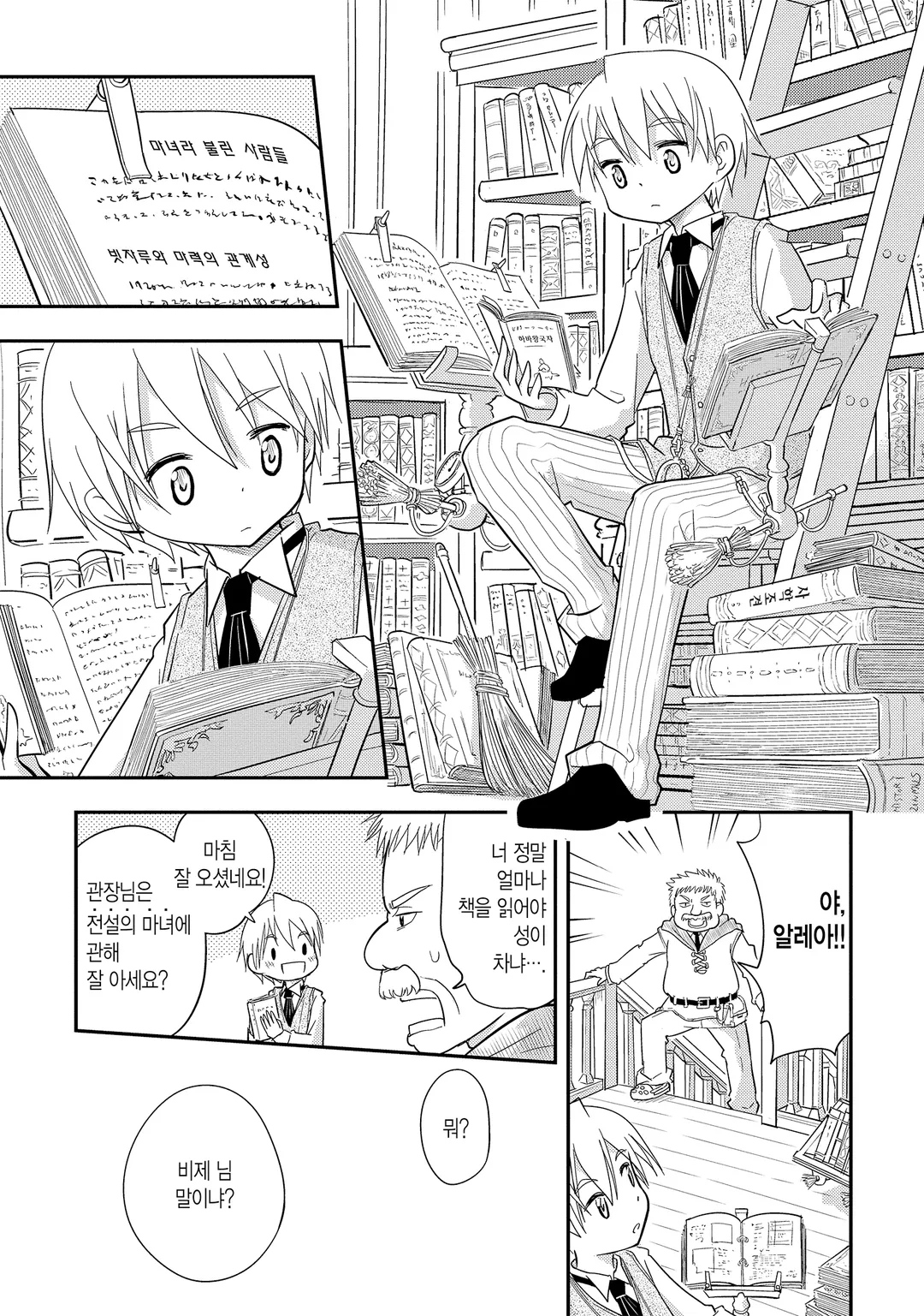 빗자루 세계의 알레아와 이알라